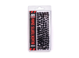 BLACK FANTASY TUFTS 2MM AK-interactive 8271