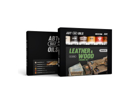 Set of oil paints LEATHER & WOOD COLORS SET Abteilung 311