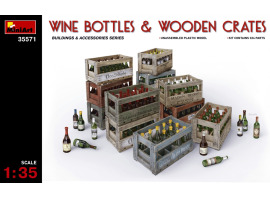 обзорное фото Wine bottles and wooden crates Accessories 1/35