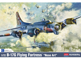 Збірна модель 1/72 Літак B-17G Flying Fortress "Nose Art" Academy 12414