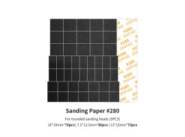 обзорное фото Sandpaper grit #280 (for round sanding heads) (5 pcs.) DSPIAE MSP-ES02 Sandpaper