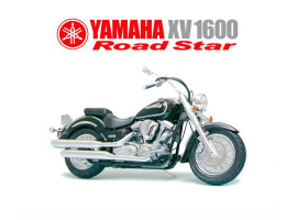 обзорное фото Збірна модель 1/12 Мотоцикл YAMAHA XV1600 ROAD STAR Tamiya 14080 Мотоцикли