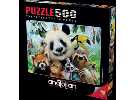 обзорное фото Puzzle Zoo Selfie 500pcs 500 items