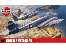 обзорное фото Scale model 1/72 British Fighter Gloster Meteor F.8 Airfix Airfix A04064 Aircraft 1/72