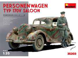обзорное фото German car Personenwagen TYP 170V SALOON Cars 1/35