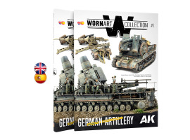 обзорное фото WORN ART COLLECTION ISSUE 05 – German Artillery (ENG/SPA) AK-interactive AK4907 Magazines