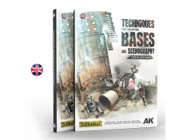 обзорное фото TECHNIQUES FOR CREATING BASES AND SCENOGRAPHY (ENG) AK-interactive AK648 Educational literature