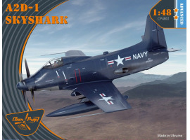 обзорное фото Збірна модель 1/48 літак A2D-1 Skyshark Clear Prop 4801 Літаки 1/48