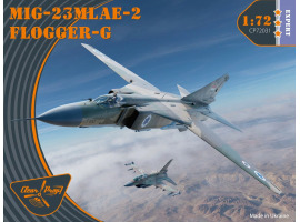 обзорное фото Збірна модель 1/72 Літак MiG-23 MLAE-2 Flogger-G Clear Prop 72031 Літаки 1/72
