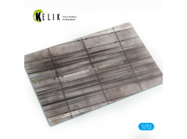 Stand 1/72 Concrete slabs type 1 Base - Acrylic 3 mm (280 x 180 mm) KELIK KS72001