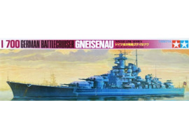 обзорное фото Збірна модель 1/700 Німецький лінійний крейсер "Gneisenau" Tamiya 77520 Флот 1/700