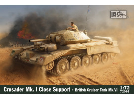 обзорное фото Збірна модель Crusader Mk.I Close Support British Cruiser Tank Mk.VI Бронетехніка 1/72