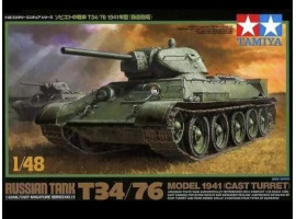 Scale model 1/48 Tank T-34/76 model 1941 (cast turret) Tamiya 32515