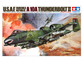 обзорное фото Scale model 1/48 Airplane FAIRCHILD REPUBLIC A-10A THUNDERBOLT II Tamiya 61028 Aircraft 1/48