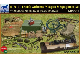 обзорное фото Scale model 1/35 WWII British Airborne Weapons and Equipment Kit Bronco AB3567 Detail sets