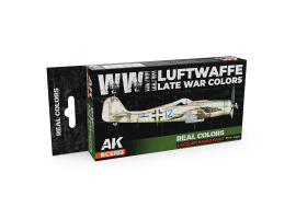 Set of alcohol acrylic paints Luftwaffe colors from the Second World War AK-interactive RCS103