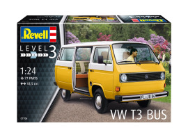 обзорное фото Збірна модель 1/24 Автомобіль VW T3 Bus Revell 07706 Автомобілі 1/24