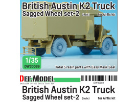 обзорное фото WW2 British Austin K2 Truck -India Смоляные колёса