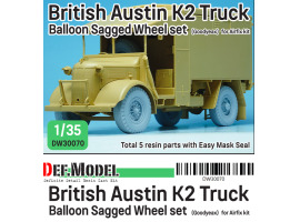 обзорное фото WW2 British Austin K2 Truck Balloon - goodyear Resin wheels