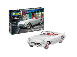 Збірна модель 1/24 Автомобіль Chevrolet Corvette Roadster 53-го року випуску Revell 07718