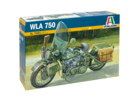 обзорное фото Scale model 1/9 American motorcycle WLA 750 Italeri 7401 Мотоциклы