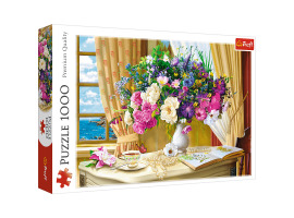 обзорное фото Puzzles morning flowers 1000pcs 1000 items