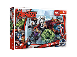 обзорное фото Puzzles Time of attack: Marvel 100 pcs 100 items