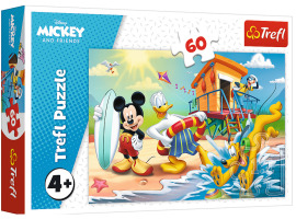 обзорное фото Puzzles An interesting day for Mickey Mouse 60pcs 60 items