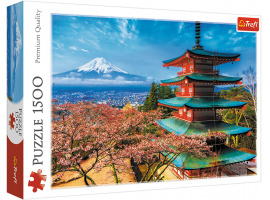обзорное фото Пазлы Гора Фудзи (Япония)1500шт 1500 элементов