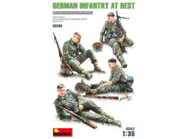 обзорное фото German infantry at rest Figures 1/35