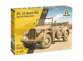 Збірна модель 1/35 Автомобіль Kfz. 12 Horch 901 typ 40 frühen Ausf. рання версія Italeri 6597