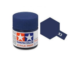 обзорное фото Alcohol-based acrylic paint Royal Blue 10ml Tamiya X-3 Acrylic paints