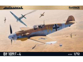 обзорное фото Збірна модель 1/72 Літак Messerschmitt Bf 109F-4 Profipack Edition Eduard 70155 Літаки 1/72