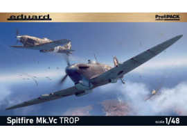 Збірна модель 1/48 Літак Spitfire Mk.Vc tropical ProfiPack Edition Eduard 82126