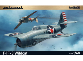 обзорное фото Сборная модель 1/48 Самолет F4F-3 Wildcat ProfiPack Edition Эдуард 82201 Самолеты 1/48