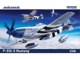 Сборная модель 1/48 Самолет P-51D-5 Мустанг Weekend Edition Эдуард 84172