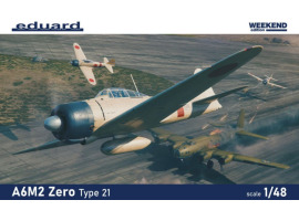 Збірна модель 1/48 Літак A6M2 Zero Тип 21 Weekend Edition Eduard 84189