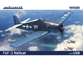 Збірна модель 1/48 Літак Hellcat F6F-3 Weekend Edition Eduard 84194