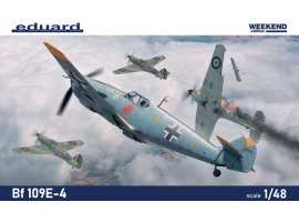 Сборная модель 1/48 Самолет Мессершмитт Bf 109E-4 Weekend Edition Эдуард 84196