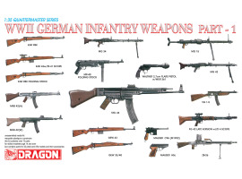 обзорное фото WWII German Infantry Weapons Part 1 Figures 1/35