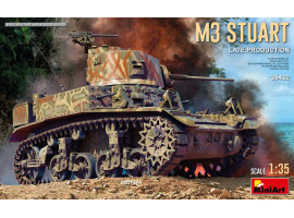 Сборная модель 1/35 Танк M3 Stuart (Позднее производство) MiniArt 35432
