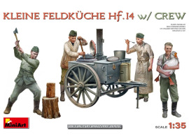 Сборная модель 1/35 Небольшая полевая кухня Hf. 14 с экипажем MiniArt 53011