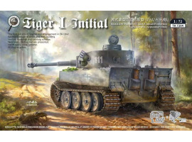 Сборная модель 1/72 Немецкий танк Тигр I, ранняя версия (сентябрь 1942 г.) Border Model TK-7204