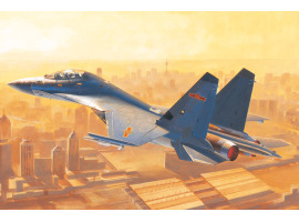 обзорное фото Збірна модель винищувача PLA J-16 Літаки 1/48