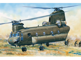 обзорное фото Збірна модель американського гелікоптера CH-47D CHINOOK Гелікоптери 1/48