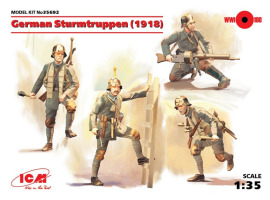 обзорное фото Немецкие штурмовые части (1918 г.) Figures 1/35