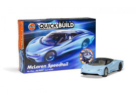 обзорное фото Збірна модель конструктор суперкар QUICKBUILD MCLAREN Speedtail Airfix J6052 Автомобили
