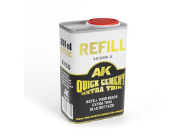 обзорное фото REFILLING – QUICK CEMENT EXTRA THIN GLUE 200ml AK-interactive AK12001-B Glue