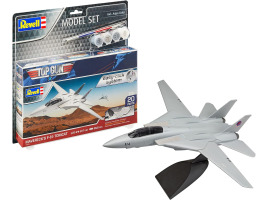 обзорное фото Стартовий набір для моделізму Літака Top Gun Maverick's F-14 Tomcat Easy-Click Aircraft Model Kit 1/72 Revell 64966 Літаки 1/72