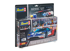 обзорное фото Стартовый набор для моделизма автомобиля Model Set Ford GT - Le Mans Revell 67041 1/24 Автомобили 1/24
